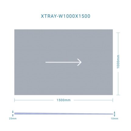 XPS shower tray ready to tile over