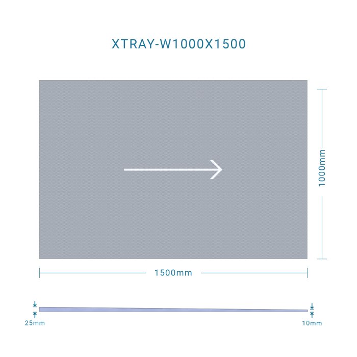 XPS shower tray ready to tile over