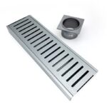 Stillness Linear Drain Grate *Silk Silver 3000x80x22 - Image 2