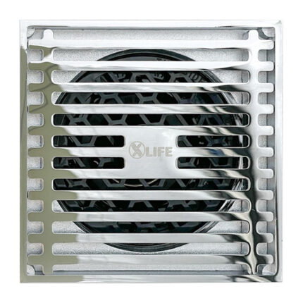 square drain grate chrome