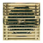 square drain grate gold