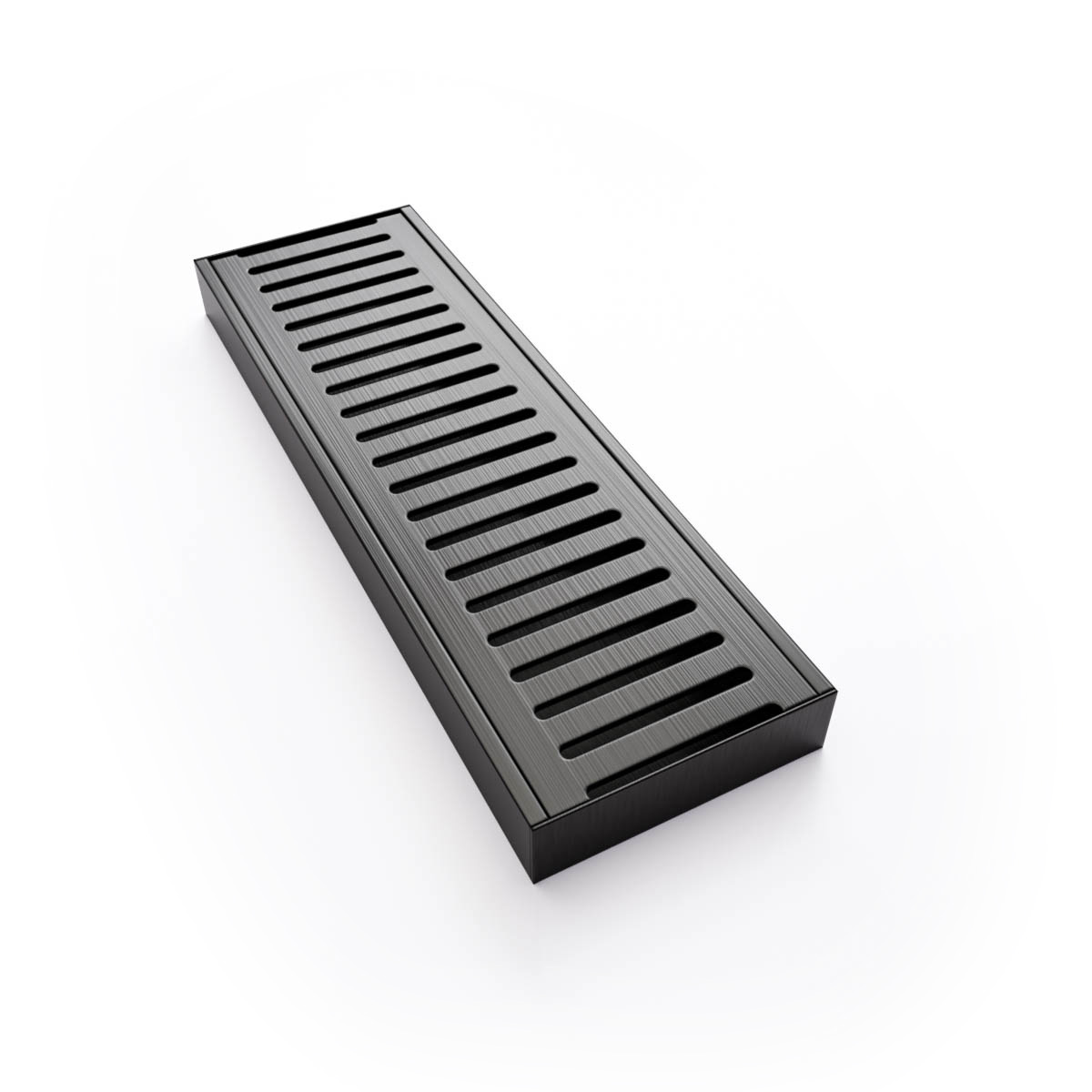 Stillness Linear Drain Grate Gunmetal Stillness Linear Drain Grate *Gun Metal 3000x80x22 - Image 1