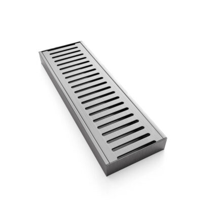 Stillness Linear Drain Grate *Silk Silver 3000x80x22