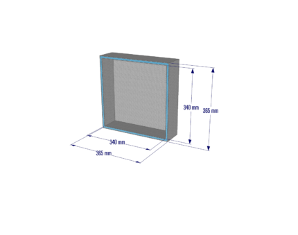 Shower Niche 340x340mm
