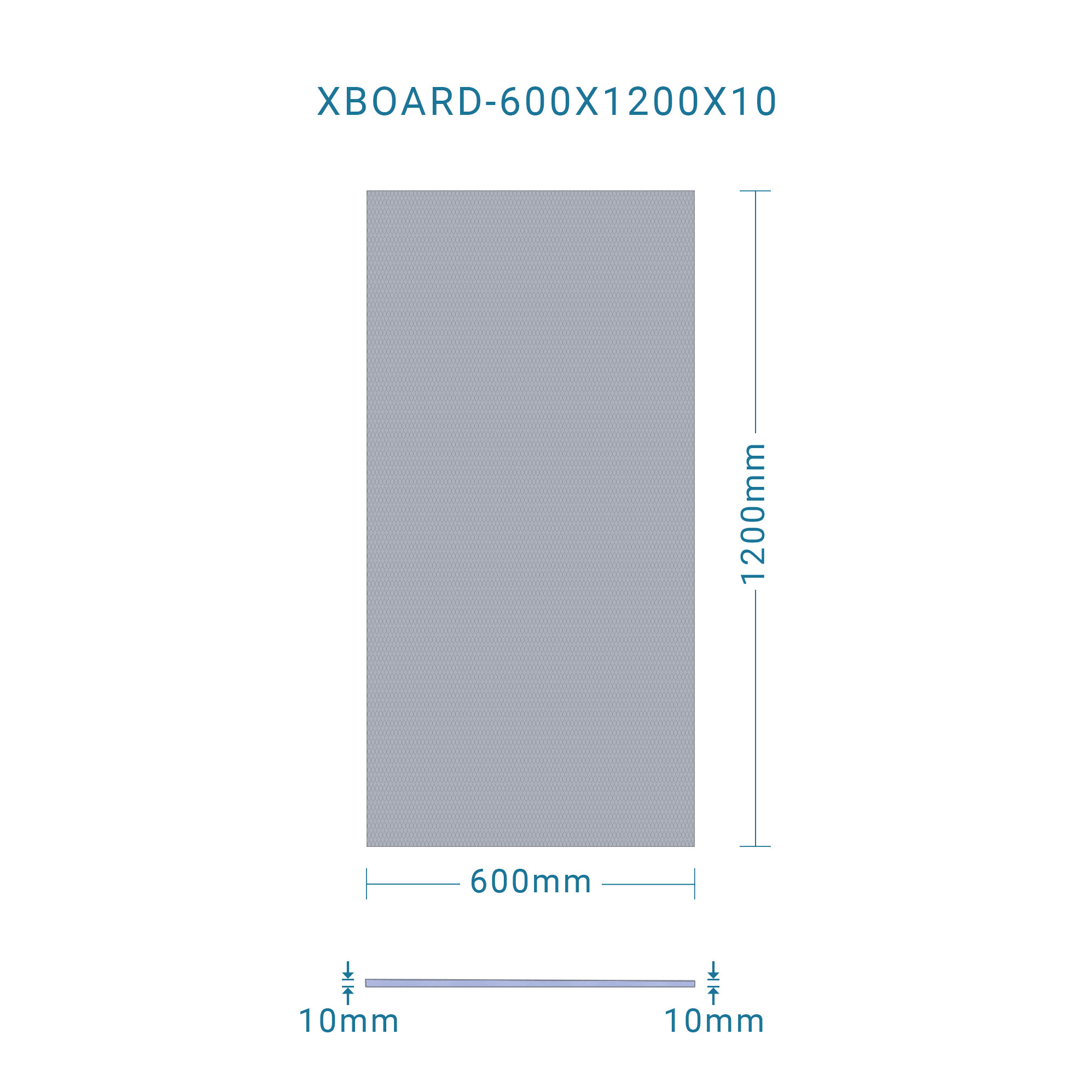 XBOARD-600X1200X10 Insulation Board 1250x600x10mm - Image 1