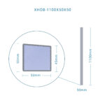 Shower Hob 50x50mm 1100mm