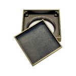 Content Square Drain 2-in-1 100x100x17mm *Antique Brass - Image 6