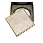 Content Square Drain 2-in-1 100x100x17mm *Antique Brass - Image 5