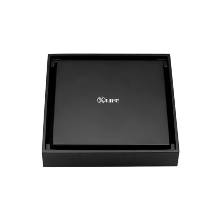 Content Square Drain 2-in-1 100x100x17mm *Matte Black