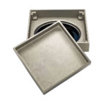 Content Square Drain 2-in-1 100x100x17mm *Brushed Nickel - Image 3