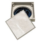 Content Square Drain 2-in-1 100x100x17mm *Brushed Nickel - Image 4