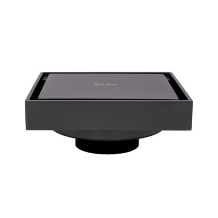 Content Square Drain 2-in-1 100x100x17mm *Gun Metal