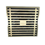 Content Square Drain Grate 100x100x9mm *Antique Brass - Image 6