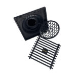 Content Square Drain Grate 100x100x9mm *Matte Black - Image 3