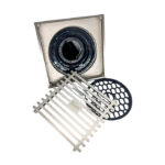 Content Square Drain Grate 100x100x9mm *Brushed Nickel - Image 3